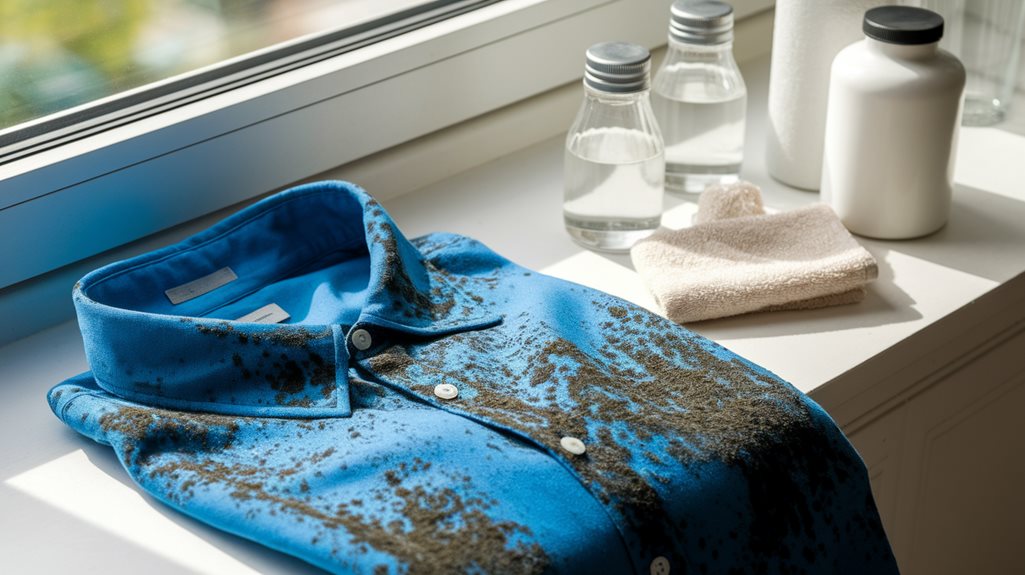 metody usuwania pleśni z odzieży