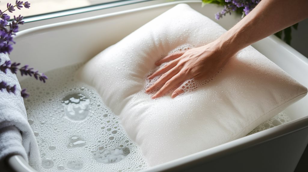 prać poduszki dla świeżości